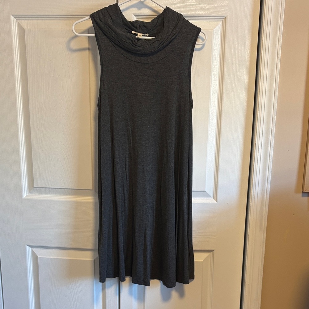 Rolla Coster Dark Gray Sleeveless Mini Dress